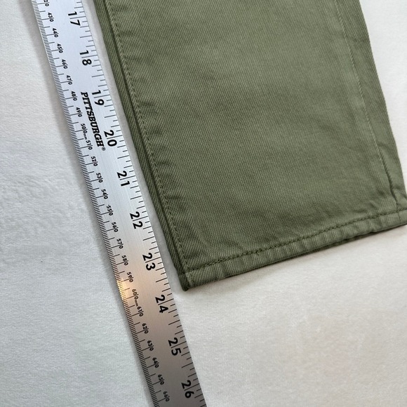 Levi's Wedge Straight Jeans 90's Gen Z Olive Green High Rise Size 26x26 NWT - Picture 6 of 16
